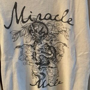 HOLLISTER Miracle Mile Graphic Thermal Shirt Size Small NWT